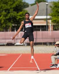 8.00m for Isaac Grimes! Winning the Men's Long jump at the Edwin Moses  Legends meet! 💫🏆 📸 @nevinwphoto #longjump #jumper #champ #win #compete  #trackandfield #track #athletics #competition