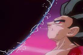 Goku Super Saiyan 4 vs Revenge Death Ball - Dragon Ball GIF