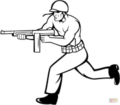 Discover 69 free ww2 soldier png images with transparent backgrounds. Easy Gun Coloring Pages Novocom Top