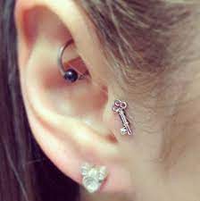 Tragus Piercing Inkdoneright Tragus Piercing A Tragus Piercing Is A Very Subtle Form Of Body Modifica Cute Ear Piercings Stud Jewelry Types Of Ear Piercings