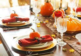 More images for autumn table settings » Thanksgiving Table Setting Autumn Table Stock Photo Picture And Royalty Free Image Image 89249851