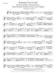 Someone You Loved Tenor Sax In 2020 Saxophone Music Saxophone Sheet Music Tenor Saxophone Sheet Music