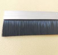 Bande d'étanchéité anti-poussière pour porte, en aluminium, sous les  brosses de porte