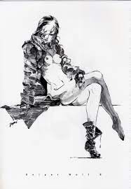 So here's fun fact this is an OFFICIAL art BY Yoji Shinkawa of Sniper wolf  For the original Metal gear solid. Its not often you see fucking OFFICIAL  Rule34 of a game