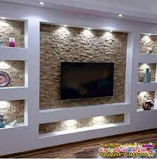 احدث ديكورات شاشات بلازما جبس بورد بجده 2019 house ceiling design ceiling design modern house wall design