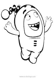 Want to discover art related to oddbods_jeff? Oddbods Coloring Pages Nasi