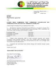 Untuk lebih jelasnya, anda lihat saja beberapa contoh surat. Surat Kutipan Yuran Pibg