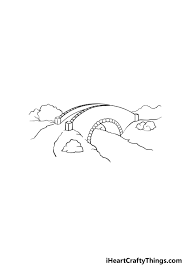 Jun 17, 2019 · start the lesson how to draw a bridge step by step by creating the two foundation of the bridge on both edges. Bridge Drawing How To Draw A Bridge Step By Step