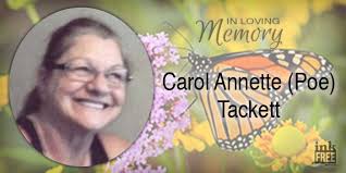 Carol Annette (Poe) Tackett