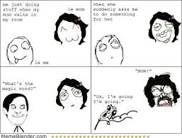 Le Me And Mom Rage Comics Funny Memes Funny