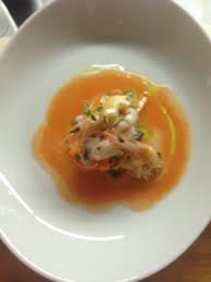 Generalità, biologia, ecologia e pesca degli scampi. Dentice In Fiori Di Zucca Su Bisque Di Cicale E Scampi Picture Of Central Bagni Cogoleto Tripadvisor