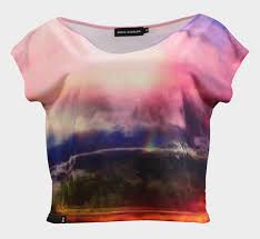 Taos Mountain Crop Top