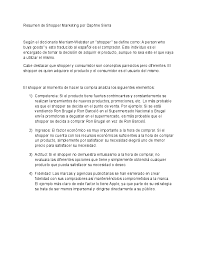 Una descripción personal es un texto resumen que habla de usted y en el que es capaz de captar la atención de la persona que lea su currículum. Doc Resumen De Shopper Marketing Por Daphne Eliza Sierra Ciprian Daphne Sierra Academia Edu