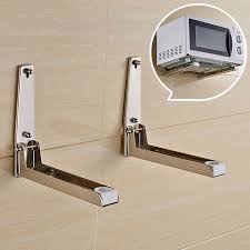2xfoldable Stretch Shelf Rack Wall Mount Kitchen Microwave Oven Stand Bracket Stainless Steel Microwave Oven Shelf Walmart Com Walmart Com Floating shelves with aluminum brackets that are strong and stylish, producing the perfect system. 2xfoldable stretch shelf rack wall mount kitchen microwave oven stand bracket stainless steel microwave oven shelf
