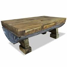 A rustic coffee table is often made with a wooden top and a metal frame. Coffee Table With Wheels For Sale In Stock Ebay