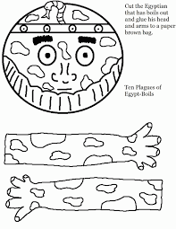 If your child loves interacting. The 10 Plagues Of Egypt Boils Craft 52023 10 Plagues Coloring Pages Coloring Library