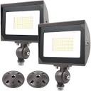 80W Outdoor LED Flood Light with 1/2" Knuckle Mount (Plate ...