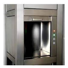 Dumbwaiters lift (also called kitchen lift) in a building with a relatively small car, which moves in a vertical direction (in a guide rail); Food Elevator Www Mr Dumbwaiter Com