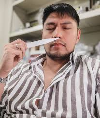 Smelling a bespoke fragrance request of one of my favorite clients.  Speaking of bespoke requests, this service will no longer be available  under the new @wrenatelier. Instead, it will be under my