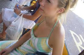 The contour in the fabric of a lower garment (e.g. Candid High School Girls Pokies Bobs And Vagene