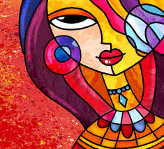 Stained glass of horses equestrian eqine dogs cats animals custom stained glass artwork. Artstation Stained Glass Style Girl Digital Art Wears Necklace And Earrings Leo Sarvin
