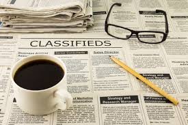 Classified Ad News Paper Stock Photos ...