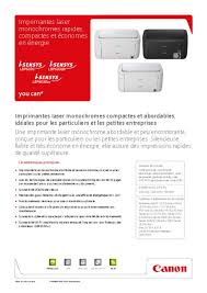 Résolution maximale 2400 x 600 dpi, cycle de service (maximum) 5000 pages par mois, technologie dimpression laser. Notice Canon I Sensys Lbp6030 Lbp6030b Lbp6030w Imprimante Laser Trouver Une Solution A Un Probleme Canon I Sensys Lbp6030 Lbp6030b Lbp6030w Mode D Emploi Canon I Sensys Lbp6030 Lbp6030b Lbp6030w Francais