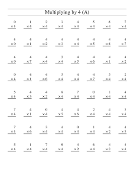 There are times tables worksheet samples where the students can hone up their skills for future arithmetic problems. 4 Times Table Worksheets Printable Activity Shelter