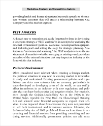 (also known as pestle pest analysis is a simple and widely used tool that helps you analyze the political, economic. Free 9 Pest Analysis Samples In Pdf Ms Word