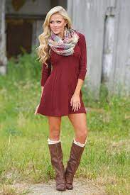 Meeting The Parents Sweater Dress Burgundy Burgundy Sweater Dress Fashion Thanksgiving Fashion