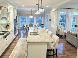 Published on september 23, 2019. Gorgeous Open Concept Galley Kitchen With Island On This Favorite Site Open Concept Kitchen Living Room Kitchen Floor Plans Kitchen Designs Layout