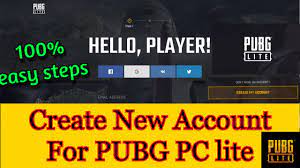 How To Create New Account For Pubg Pc Lite Easy Steps Full Information Idiot Youtube