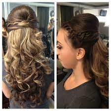 Pin By Salontique Hair Salon On Hair Prom Hair Prom Hair Medium Prom Hair Medium Length