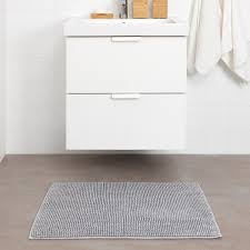 Sitting on the nature's head puts our legs to sleep. Toftbo Grey White Melange Bath Mat Ikea