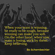 Enjoy the best bo schembechler quotes at brainyquote. 21 Teamwork Quote 12 Quotereel