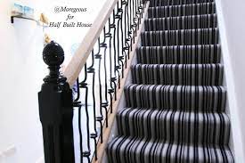 Half Built House Perthshire Spindlegate Rescuing Some Dangerous Stairs Striped Carpets Carpet Stairs Hallway Decorating