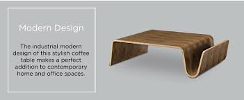 The tabletop is made of two boards of chestnut 1,5 inches thick. Amazon Com Modway Polaris Wood Coffee Table Walnut Furniture Decor