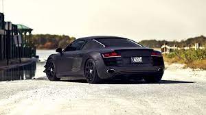 Audi r8 matte black hd wallpaper. 39 Matte Black Audi R8 Wallpaper On Wallpapersafari