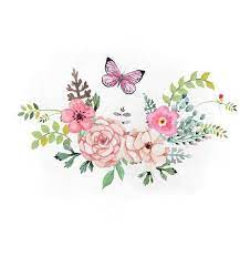 Download Watercolor Flowers For Baby Shower Cards Inviti Battesimo Card Segnagusto Confetti Ilustracoes Florais Desenho Floral Aquarela Floral