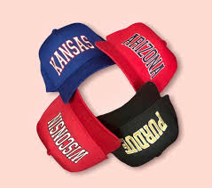 Nebraska Hat Custom Embroidered Cap Cornhusker State University Retro Block  Black Gray White Snapback Hat Fast Ship Gift