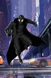Spider man masks through time. First Look At Spider Man Noir Who Will Be Played By Nic Cage In Spider Man Into The Spider Verse Via Animation Themed Variant Covers Spiderman