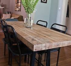 The base is hand welded (like all our tables) it is everything we hoped.it can be set up for us all to eat at one end and the other end can still having homework/painting/craft materials spread out. Industrial Style Dining Table Ideas On Foter