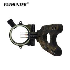Pathunter Bow Sight 3 Pin 0 019 W Light Fiber Optic Led Light Sight Bow Sights Bow Hunting Accessories Compound Bow Sights