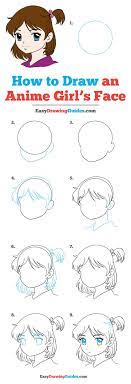 Here presented 55+ easy anime drawing images for free to download, print or share. How To Draw An Anime Girl Face Really Easy Drawing Tutorial