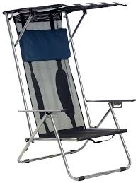 Beach Recliner Shade Folding Chair Navy White Walmart Com Beach Chairs Folding Beach Chair Best Beach Chair
