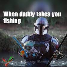 2 085 Likes 18 Comments The Mandalorian Themandalorianmemes On Instagram Fishing Time Credit Mcourt24 Yoda Meme Star Wars Memes Star Wars Pictures