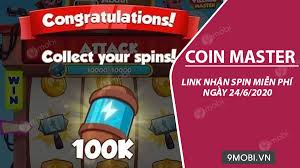 But the condition is your spin slot should have some space for getting spins. Link Nháº­n Spin Coin Master Miá»…n Phi Ngay 24 6 2020