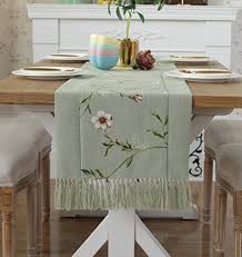Jyq Floral Polyester And Cotton Table Cloth Runners With Tree 15 Table Cloth Table Champaign Gold
