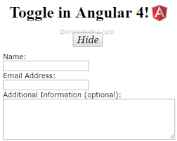 Like , share , and don't forget to. How To Show Hide Or Toggle Elements In Angular 4