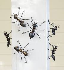 Set Of 6 Handmade Decorative Iron Ants Metal Wall Art Handmade Decorations Decor Ants